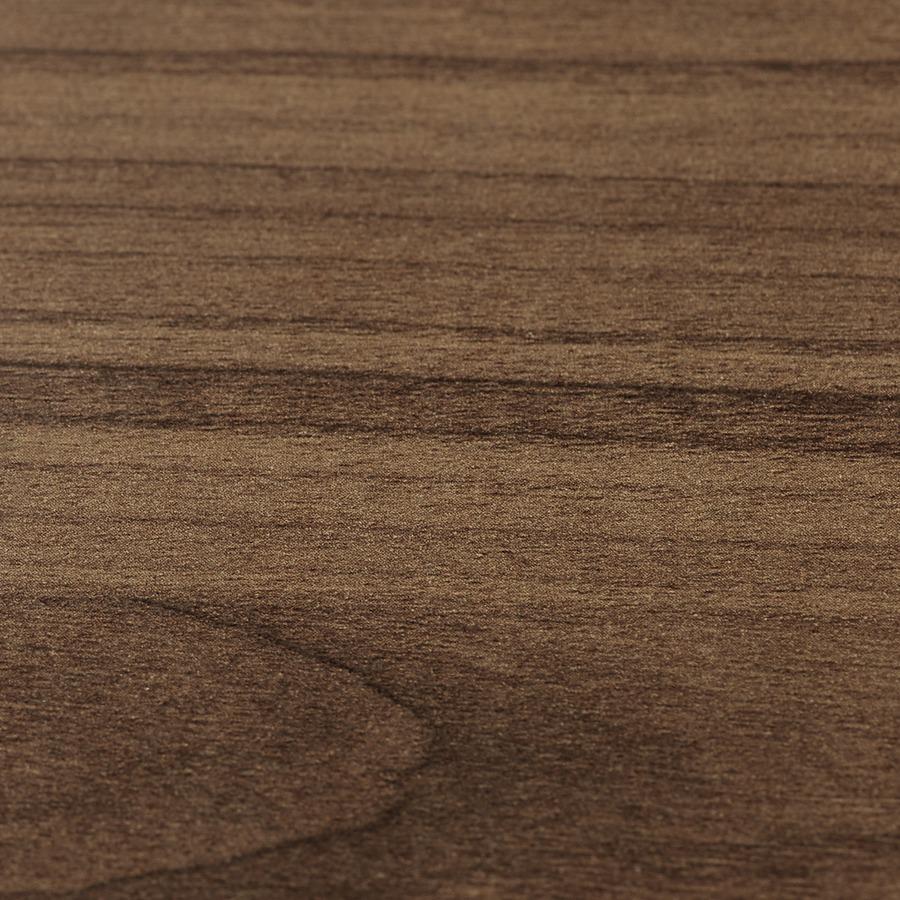 Lorell Chateau Series Round Conference Tabletop - 1.4"42" , 0.1" Edge - Reeded Edge - Finish: Walnut Laminate. Picture 2