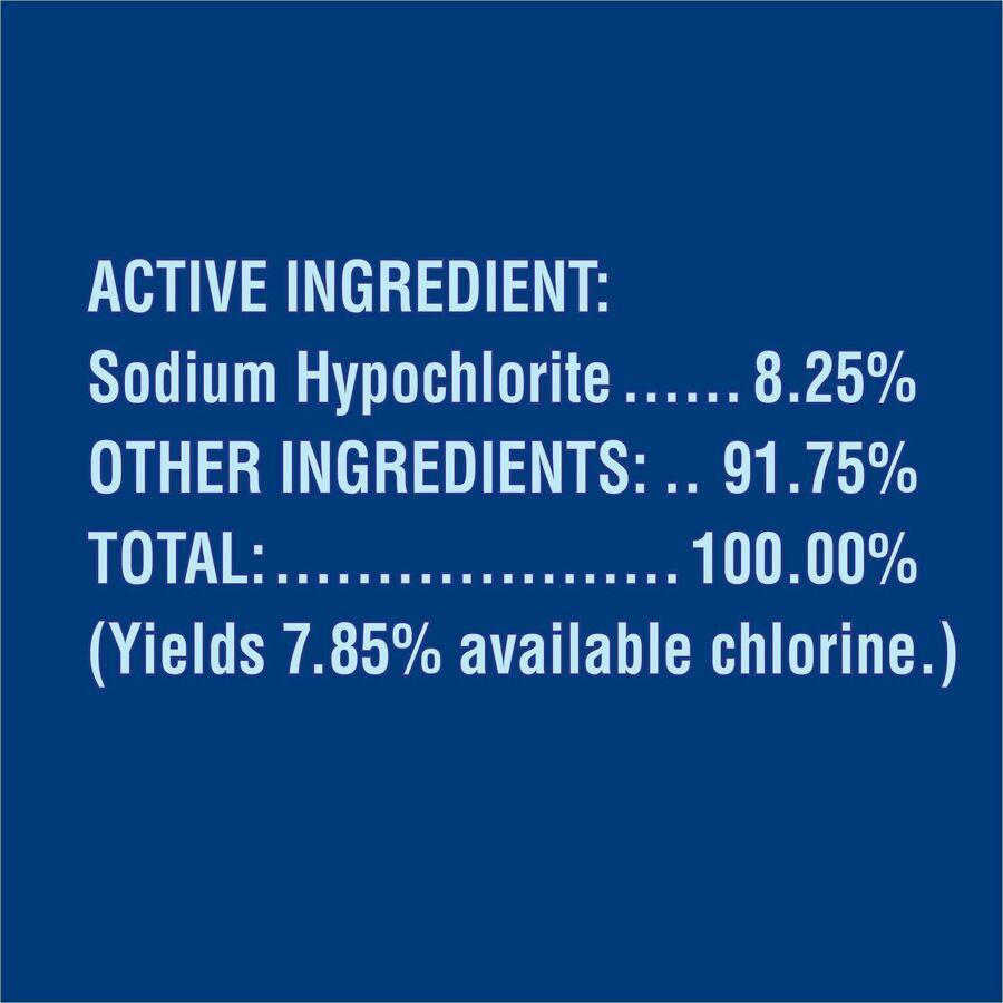 CloroxPro&trade; Clorox Germicidal Bleach - Concentrate - 121 fl oz (3.8 quart) - 1 Each - Disinfectant, Deodorize. Picture 14