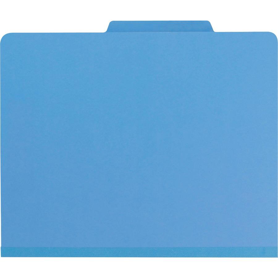 Smead Manila and Colored Classification Folders - Letter - 8 1/2" x 11" Sheet Size - 2" Expansion - Prong B Style Fastener - 2" Fastener Capacity for Folder - 2/5 Tab Cut - Right of Center Tab Locatio. Picture 4