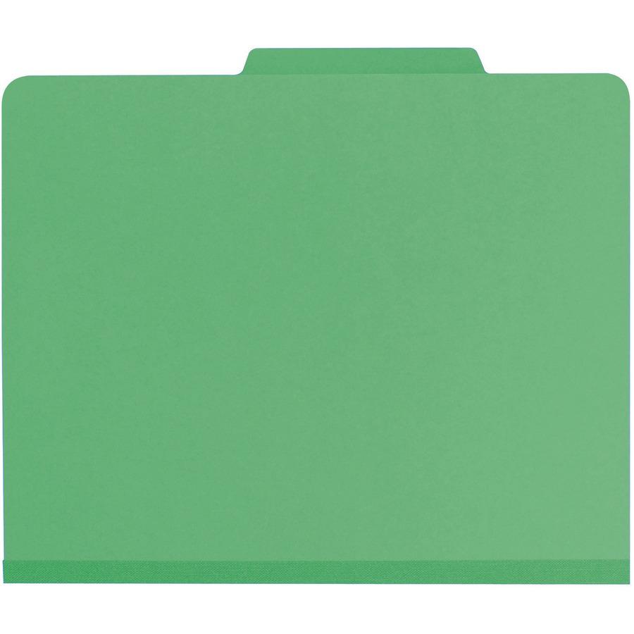 Smead Colored Classification Folders - Letter - 8 1/2" x 11" Sheet Size - 2" Expansion - 2" Fastener Capacity for Folder - 2/5 Tab Cut - Right of Center Tab Location - 2 Divider(s) - 18 pt. Folder Thi. Picture 4