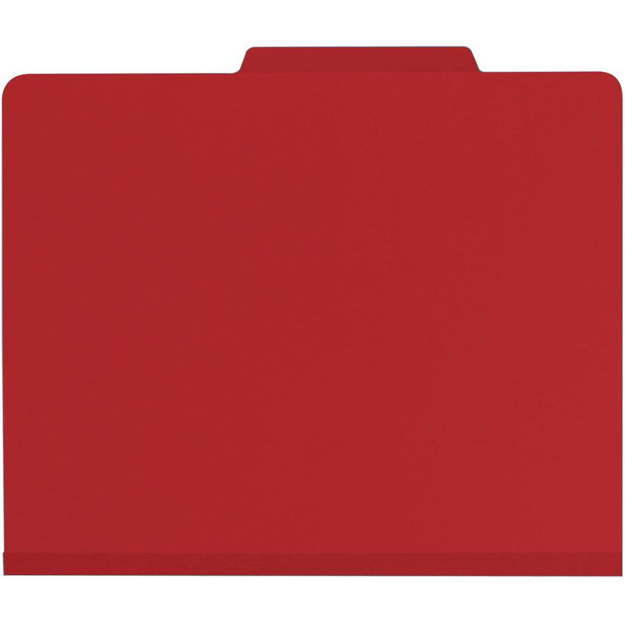 Smead Colored Classification Folders - Letter - 8 1/2" x 11" Sheet Size - 2" Expansion - 2" Fastener Capacity for Folder - 2/5 Tab Cut - Right of Center Tab Location - 2 Divider(s) - 18 pt. Folder Thi. Picture 4