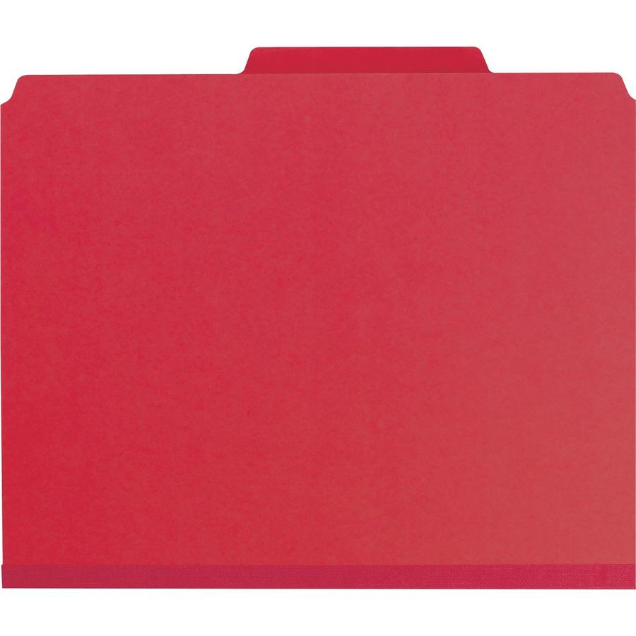 Smead Classification Folders with SafeSHIELD Fasteners - Letter - 8 1/2" x 11" Sheet Size - 2" Expansion - 2" Fastener Capacity for Folder - 2 Pocket(s) - 2/5 Tab Cut - Right of Center Tab Location - . Picture 4