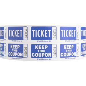 Sparco Roll Tickets - Blue - 2000/Roll. Picture 4
