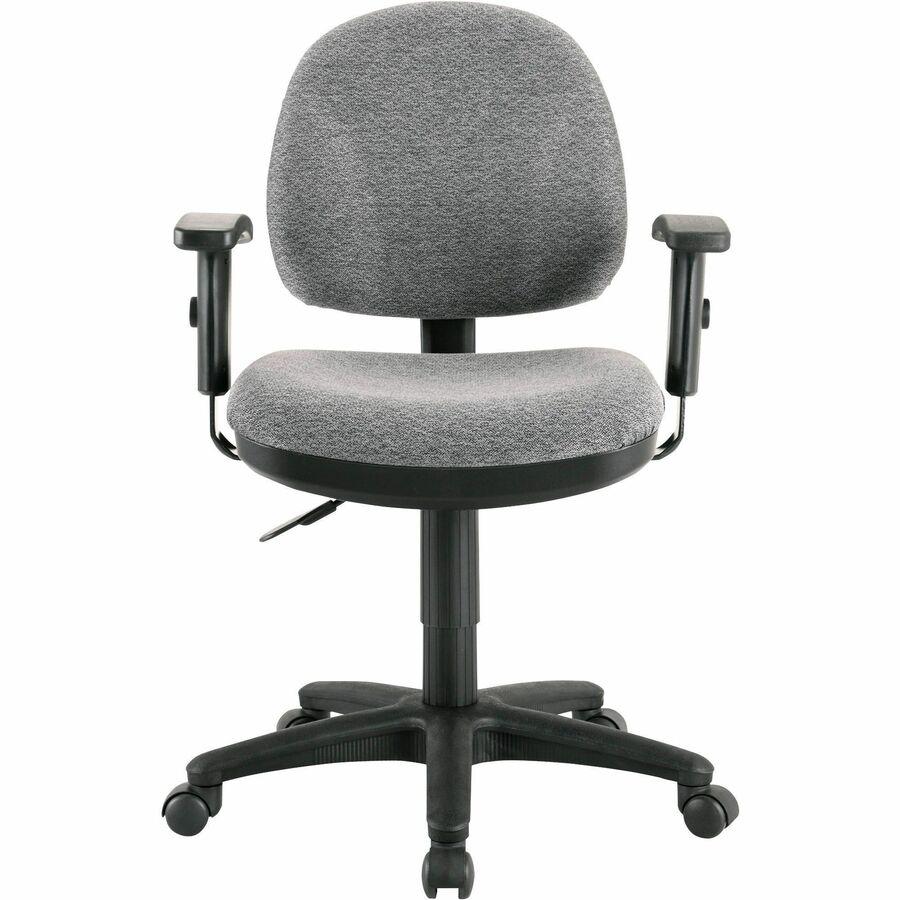 Lorell Millenia Pneumatic Adjustable Task Chair - Gray Seat - 1 Each. Picture 3