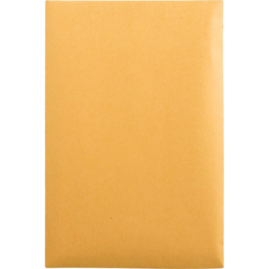 Quality Park Redi-Strip Kraft Catalog Envelopes - Catalog - 6" Width x 9" Length - 28 lb - Self-sealing - 100 / Box - Kraft. Picture 6