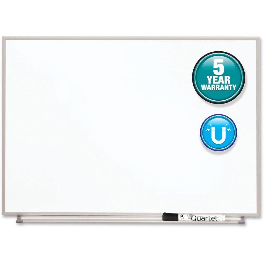 Quartet Matrix Whiteboard - 16" Height x 23" Width - White Surface - Magnetic, Durable - Silver Aluminum Frame - 1 Each. Picture 2
