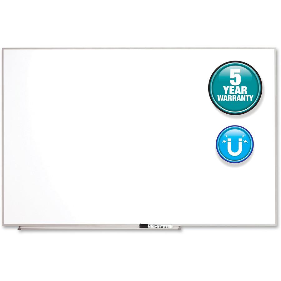 Quartet Matrix Whiteboard - 31" Height x 48" Width - White Surface - Magnetic, Durable - Silver Aluminum Frame - 1 Each. Picture 3