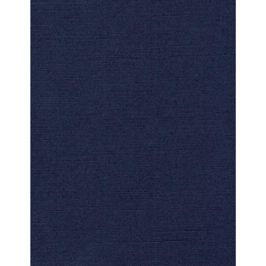 Fellowes Expressions Linen Presentation Covers - 11" Height x 8.5" Width x 0.1" Depth - For Letter 8 1/2" x 11" Sheet - Navy - Linen - 200 / Pack. Picture 3