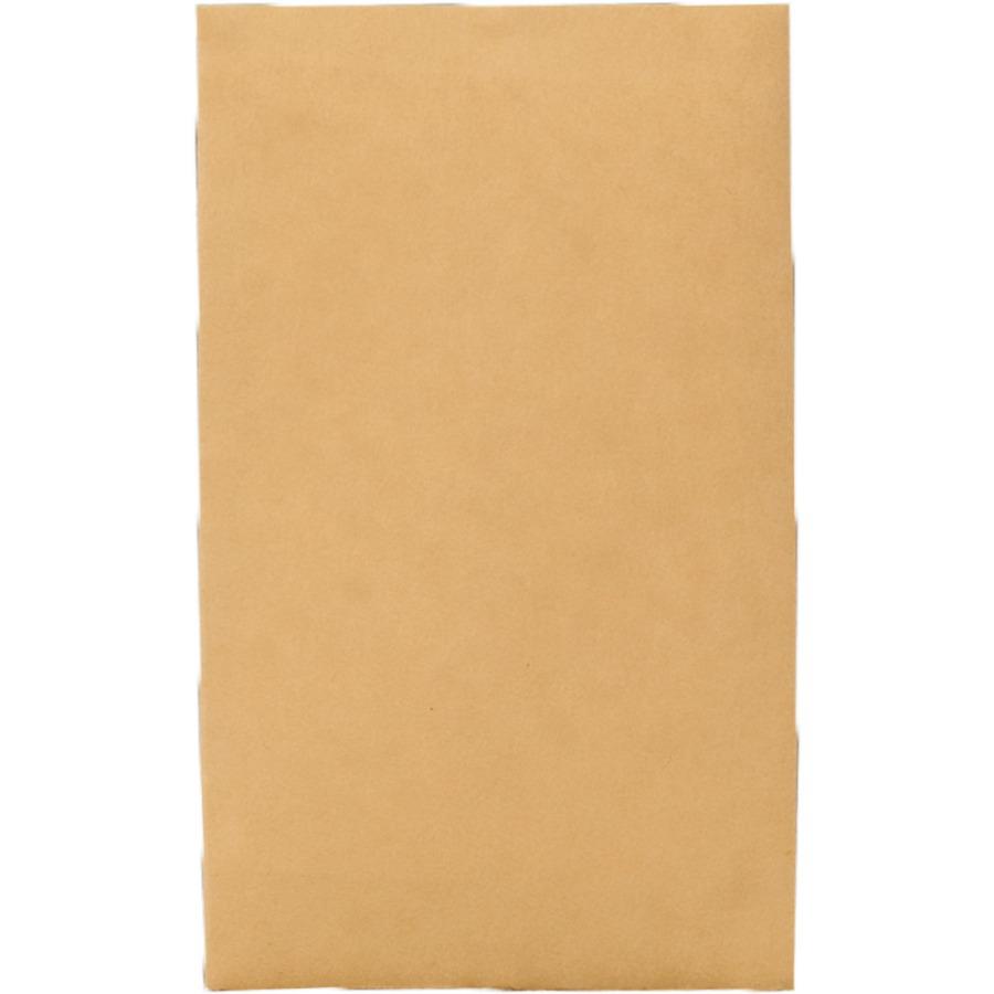 Quality Park No. 3 Coin and Small Parts Envelope with Gummed Flap - Coin - #3 - 2 1/2" Width x 4 1/4" Length - 28 lb - Gummed - Kraft - 500 / Box - Kraft. Picture 2