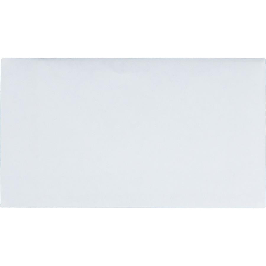Quality Park No. 6-3/4 Security Tinted Envelopes with Gummed Closure - Security - #6 3/4 - 3 5/8" Width x 6 1/2" Length - 24 lb - Wove - 500 / Box - White. Picture 5