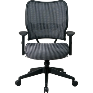 Office Star Space VeraFlex Series Task Chair - Fabric Charcoal Seat - Fabric Charcoal Back - Plastic Black, Metal Frame - 5-star Base - Charcoal Gray - 19.50" Seat Width x 20" Seat Depth - 27" Width x. Picture 2