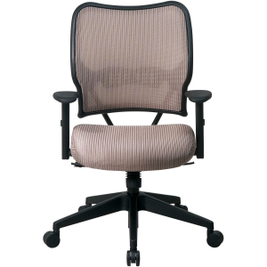 Office Star Space VeraFlex Series Task Chair - Fabric Latte Seat - Fabric Back - 5-star Base - Latte - 19.50" Seat Width x 20" Seat Depth - 27" Width x 26.5" Depth x 40" Height. Picture 10