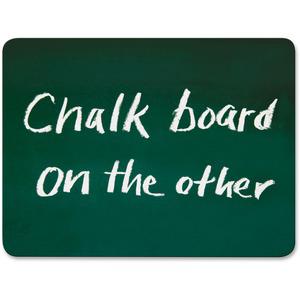 Creativity Street 2-in-1 Personal Combo Board - 12" (1 ft) Width x 9" (0.8 ft) Height - Dark Green Surface - 10 / Pack. Picture 5