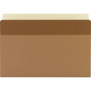 Business Source Straight Tab Cut Legal Recycled File Pocket - 8 1/2" x 14" - 3 1/2" Expansion - Redrope - Redrope - 30% Recycled - 25 / Box. Picture 8