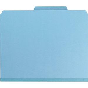 Smead Premium Pressboard Classification Folders with SafeSHIELD&reg; Coated Fastener Technology - Letter - 8 1/2" x 11" Sheet Size - 2" Expansion - 6 Fastener(s) - 2" Fastener Capacity for Folder, 1" . Picture 10