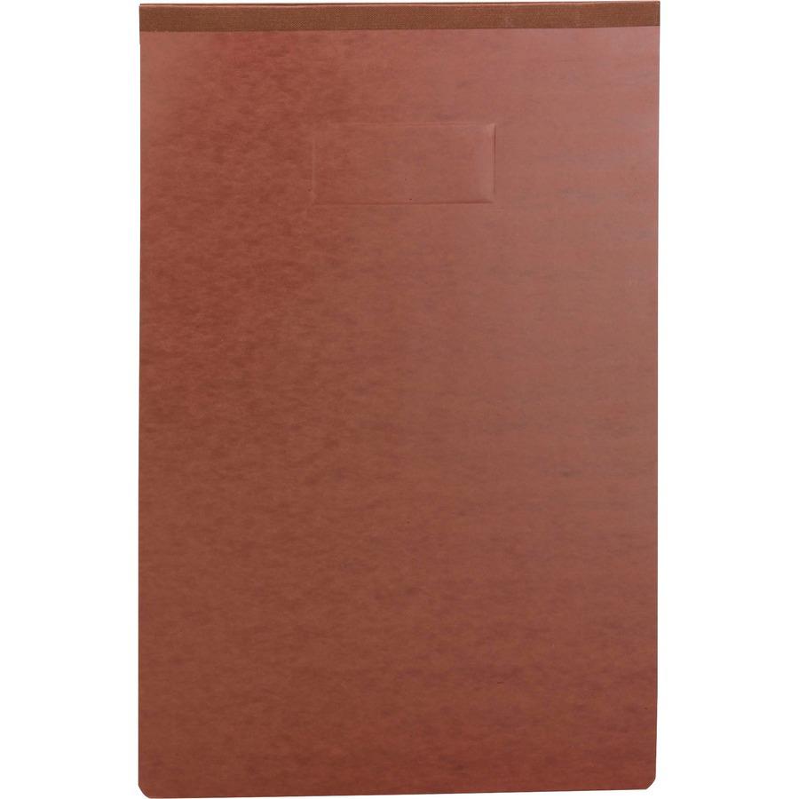 Smead Ledger Recycled Report Cover - 3" Folder Capacity - 11" x 17" - 350 Sheet Capacity - 3" Expansion - 1 Fastener(s) - Pressboard - Red - 100% Paper Recycled - 1 Each. Picture 3