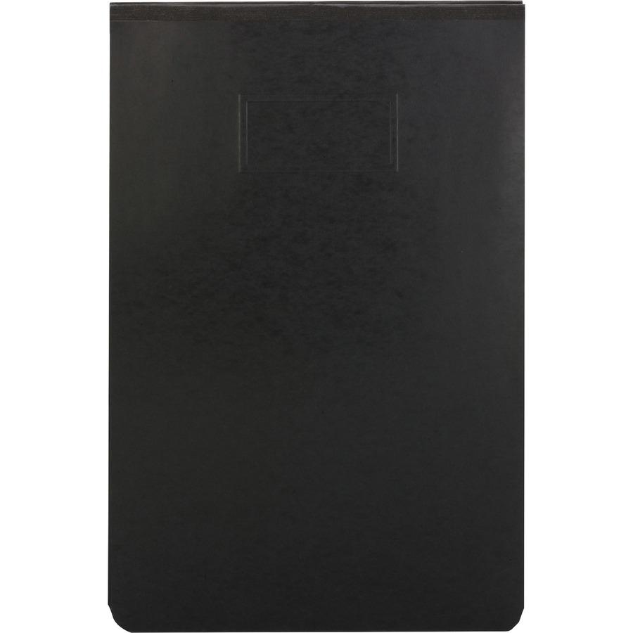 Smead Tabloid Recycled Report Cover - 3" Folder Capacity - 11" x 17" - 350 Sheet Capacity - 3" Expansion - 1 Fastener(s) - Pressboard - Black - 100% Paper Recycled - 1 Each. Picture 3