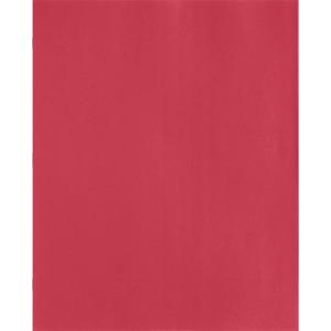 Business Source Letter Recycled Pocket Folder - 8 1/2" x 11" - 100 Sheet Capacity - 3 x Prong Fastener(s) - 1/2" Fastener Capacity - 2 Inside Front & Back Pocket(s) - Leatherette - Red - 35% Recycled . Picture 4