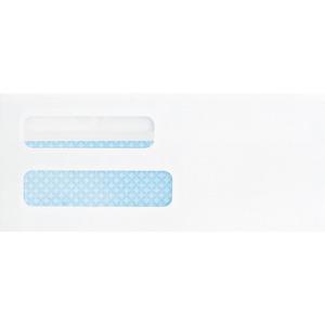 Business Source Double Window No. 8-5/8 Check Envelopes - Double Window - #8 5/8 - 8 5/8" Width x 3 5/8" Length - 24 lb - Self-sealing - 500 / Box - White. Picture 10
