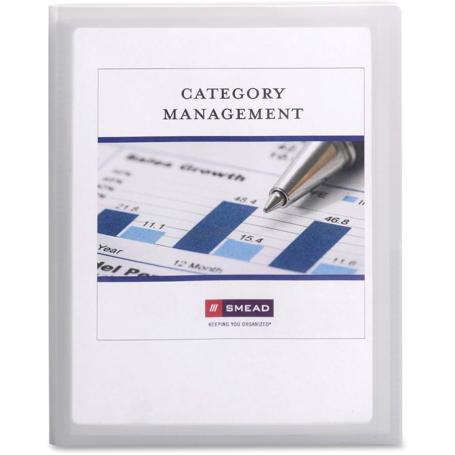Smead Letter Pocket Folder - 8 1/2" x 11" - 50 Sheet Capacity - 2 Pocket(s) - Polypropylene - Oyster - 5 / Pack. Picture 10