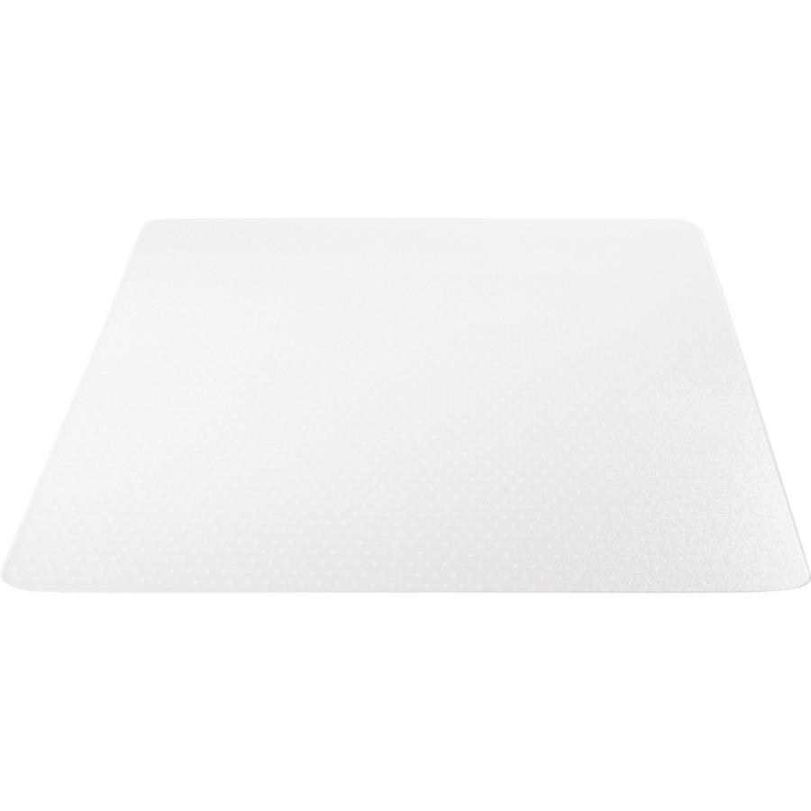 Lorell Oversized Chairmat - Hard Floor - 60" Width x 60" Depth - Square - Polycarbonate - Clear - 1Each. Picture 4