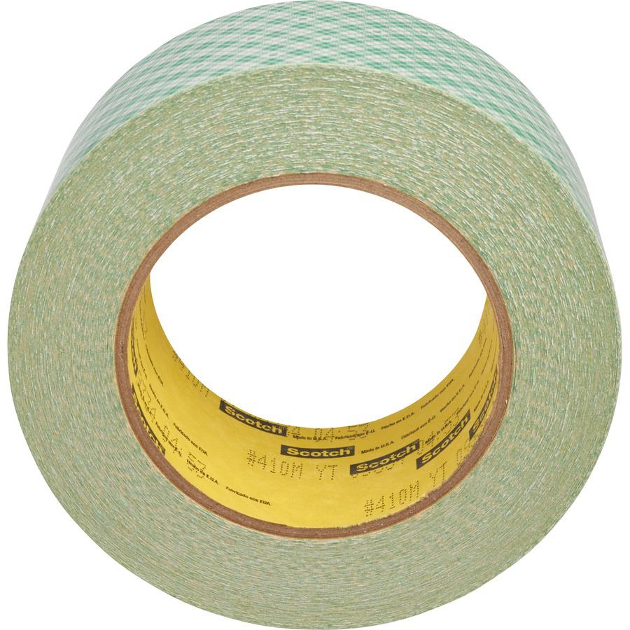 Scotch Double-Coated Paper Tape - 36 yd Length x 2" Width - 6 mil Thickness - 3" Core - Kraft - Rubber Backing - Chemical Resistant, Temperature Resistant, Moisture Resistant, UV Resistant - For Gener. Picture 3