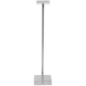 Alba LED Desk Lamp - 1 x 6 W LED Bulb - Weighted Base, Articulated Arm, Swivel Head - Plastic, Metal - Gray. Picture 5