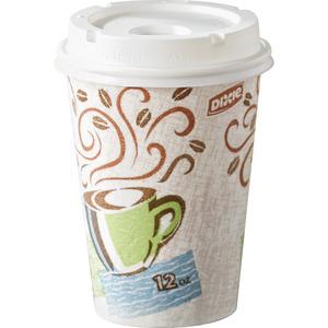 Dixie PerfecTouch Insulated Paper Hot Coffee Cups by GP Pro - 160 - 12 fl oz - 960 / Carton - Assorted - Paper - Coffee, Hot Drink. Picture 2