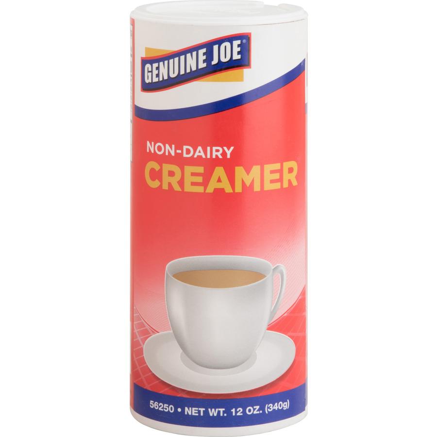 Genuine Joe Nondairy Creamer Canister - 0.75 lb (12 oz) Canister - 24/Carton. Picture 3