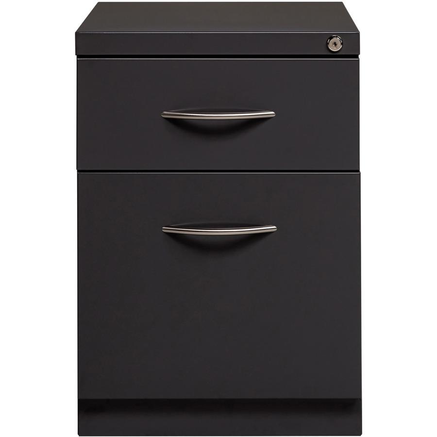 Lorell Premium Box/File Mobile File Cabinet with Arm Pull - 15" x 19.9" x 21.8" - 2 x Drawer(s) for Box, File - Letter - Vertical - Pencil Tray, Ball-bearing Suspension, Drawer Extension, Durable - Ch. Picture 6