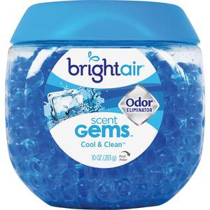 Bright Air Scent Gems Odor Eliminator - Beads - 10 oz - Cool, Clean - 45 Day - 6 / Carton. Picture 6