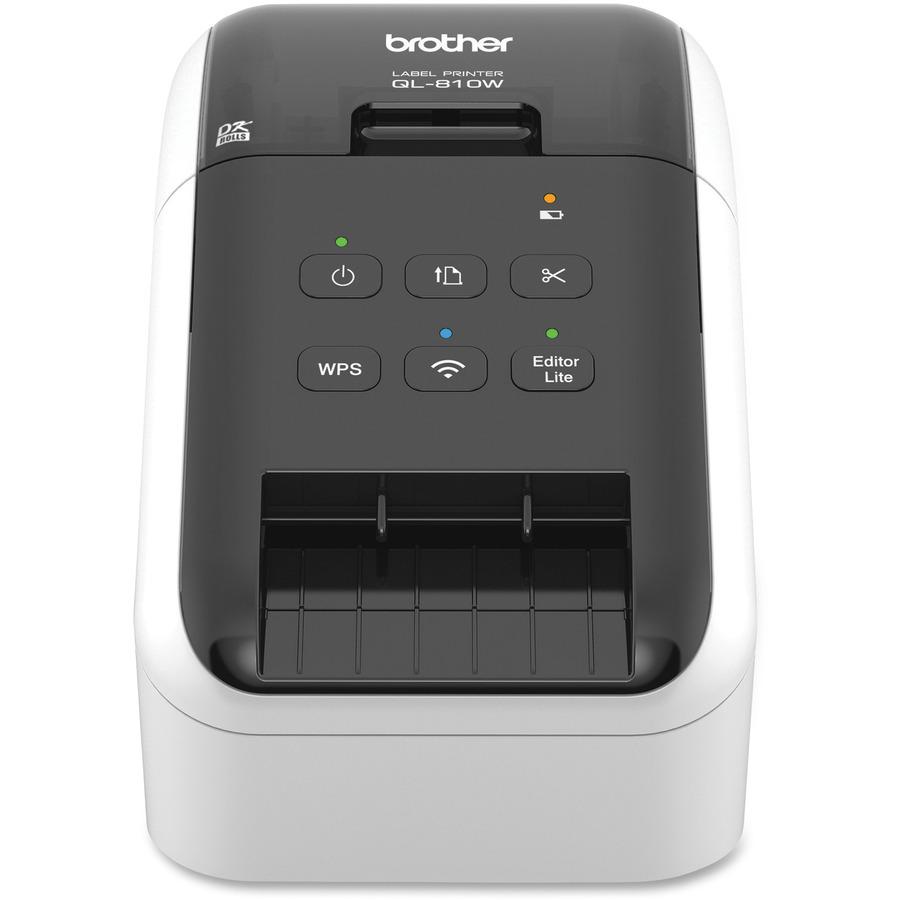 Brother QL-810W Wireless Label Printer - Direct Thermal - Monochrome - Prints amazing Black/Red labels using DK-2251. Print labels wirelessly using AirPrint or Brother iPrint&Label app. Ultra-fast, pr. Picture 5