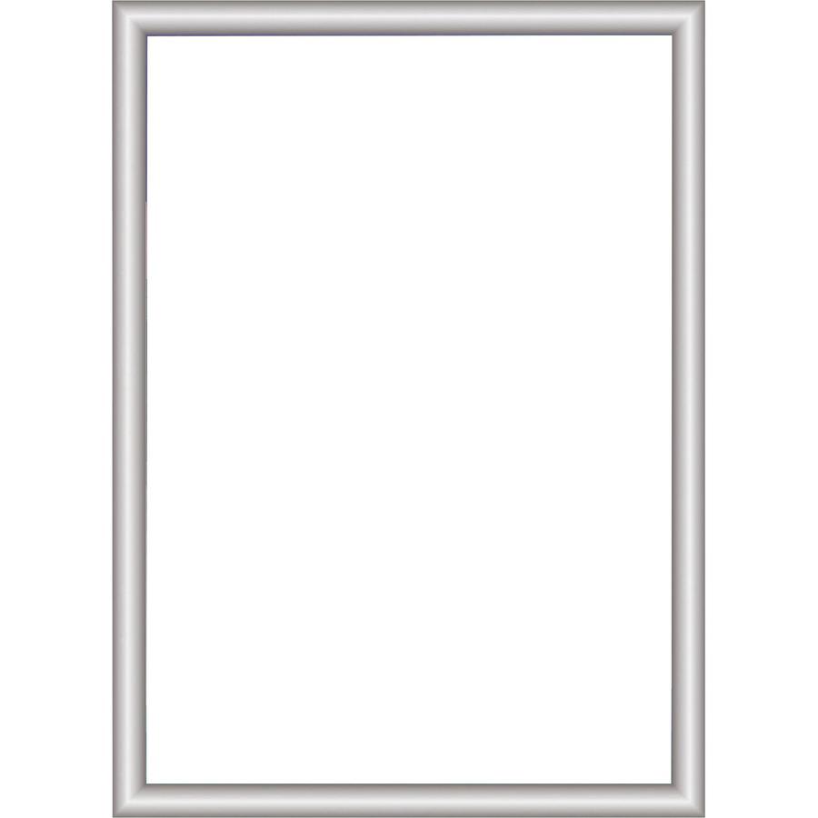 Deflecto Wall-Mount Display Frame - 9.75" x 12.25" Frame Size - Holds 8.50" x 11" Insert - Rectangle - Vertical, Horizontal - Satin - Front Loading, Anti-glare, Dust Resistant, Debris Resistant - 1 Ea. Picture 3
