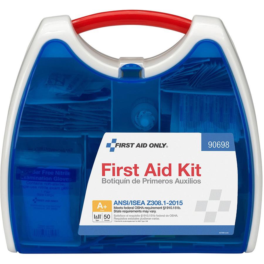 First Aid Only 50-Person ReadyCare First Aid Kit - ANSI Compliant - 260 x Piece(s) For 50 x Individual(s) Height - Plastic Case - 1 Each. Picture 2