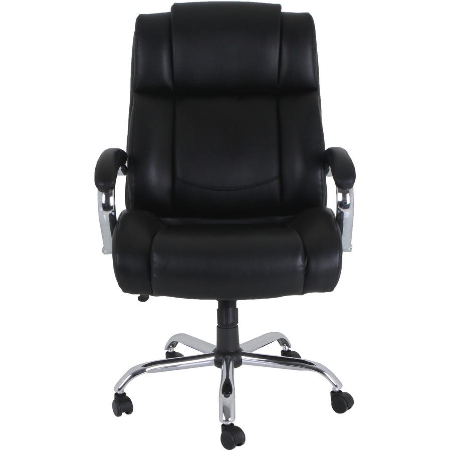 Lorell Big & Tall Chair with UltraCoil Comfort - Black - 1 Each. Picture 5