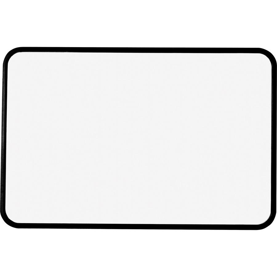 Sparco Dry-erase Lap Boards - 11" (0.9 ft) Width x 8" (0.7 ft) Height - White Surface - Plastic Frame - Rectangle - Magnetic - 24 / Box. Picture 3