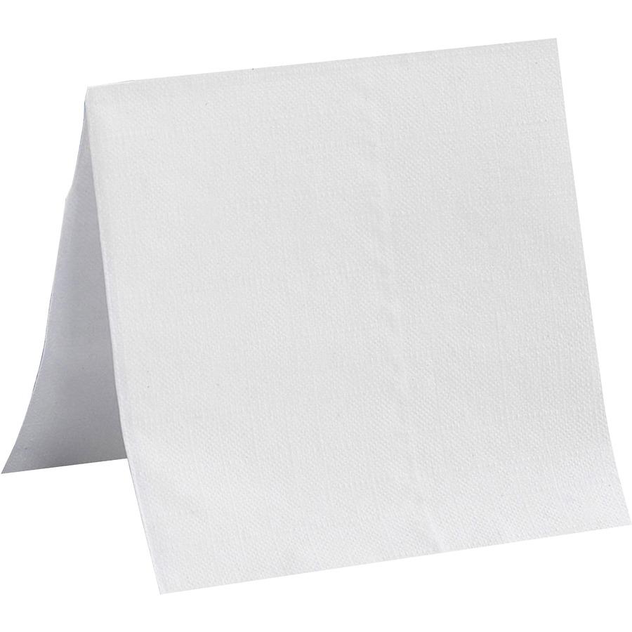 Dixie 1/4-Fold Beverage Napkin - 1 Ply - 9.50" x 9.50" - White - Paper - Soft, Absorbent - For Beverage, Restaurant - 500 Per Pack - 8 / Carton. Picture 3