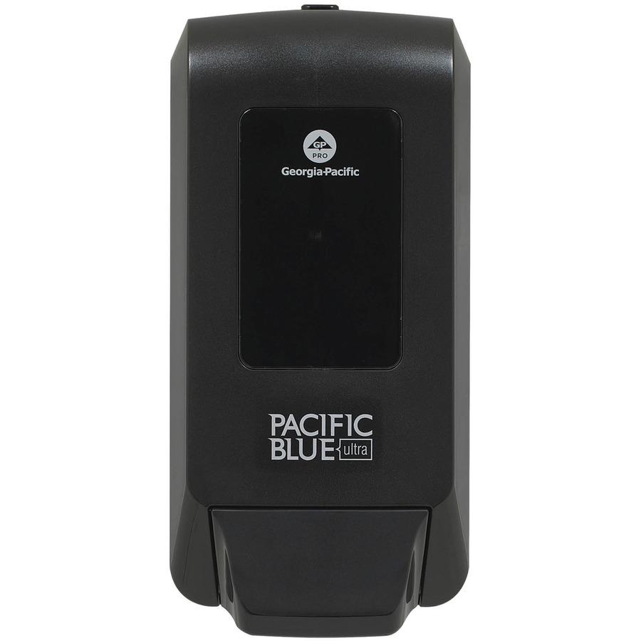 Pacific Blue Ultra Foaming Hand Soap/Hand Sanitizer Wall-Mounted Manual Dispenser - Manual - Black - 1Each. Picture 2
