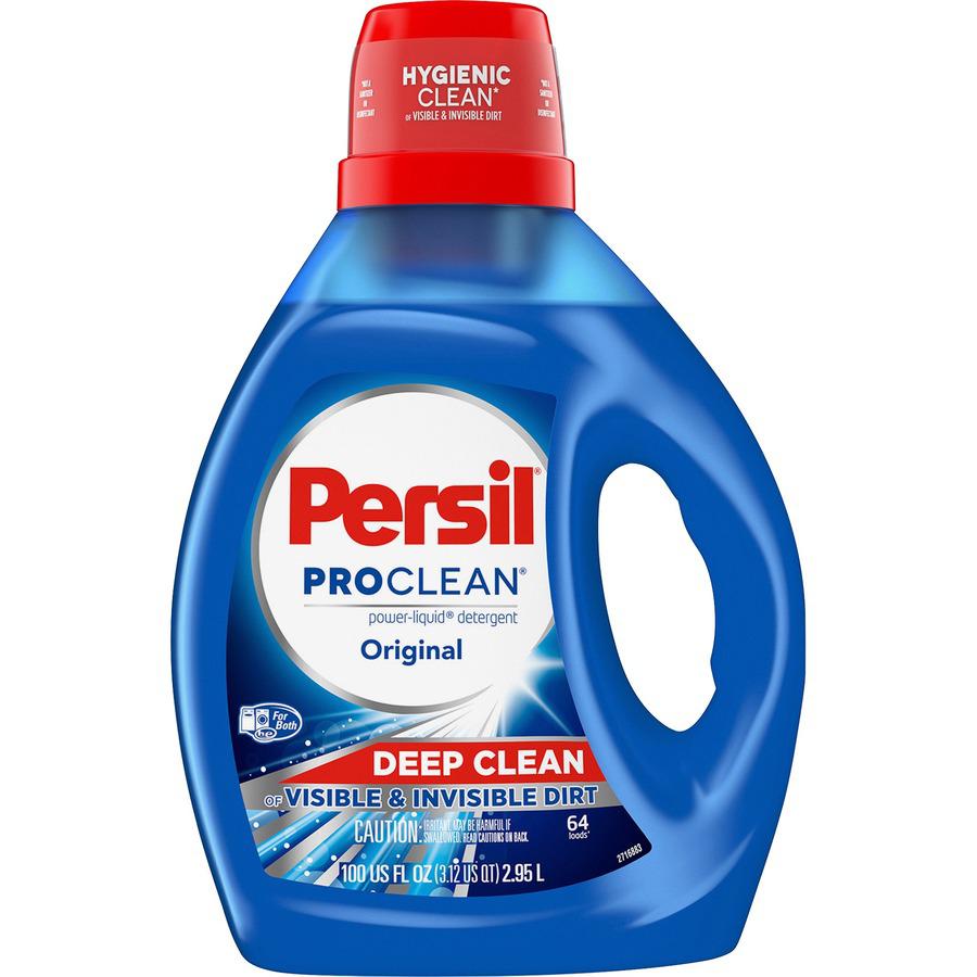 Persil ProClean Power-Liquid Detergent - 100 fl oz (3.1 quart) - Original ScentBottle - 4 / Carton - Blue. Picture 3