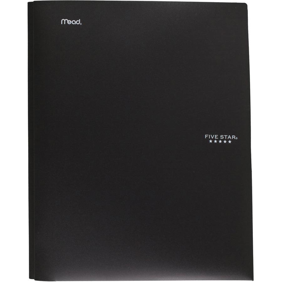 Mead Pocket Folder - 3 x Prong Fastener(s) - 2 Pocket(s) - Assorted - 4 / Pack. Picture 4