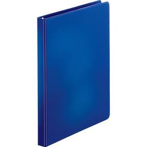 Business Source Basic Round Ring Binders - 1/2" Binder Capacity - Letter - 8 1/2" x 11" Sheet Size - 125 Sheet Capacity - 3 x Round Ring Fastener(s) - Internal Pocket(s) - Chipboard, Polypropylene - D. Picture 6