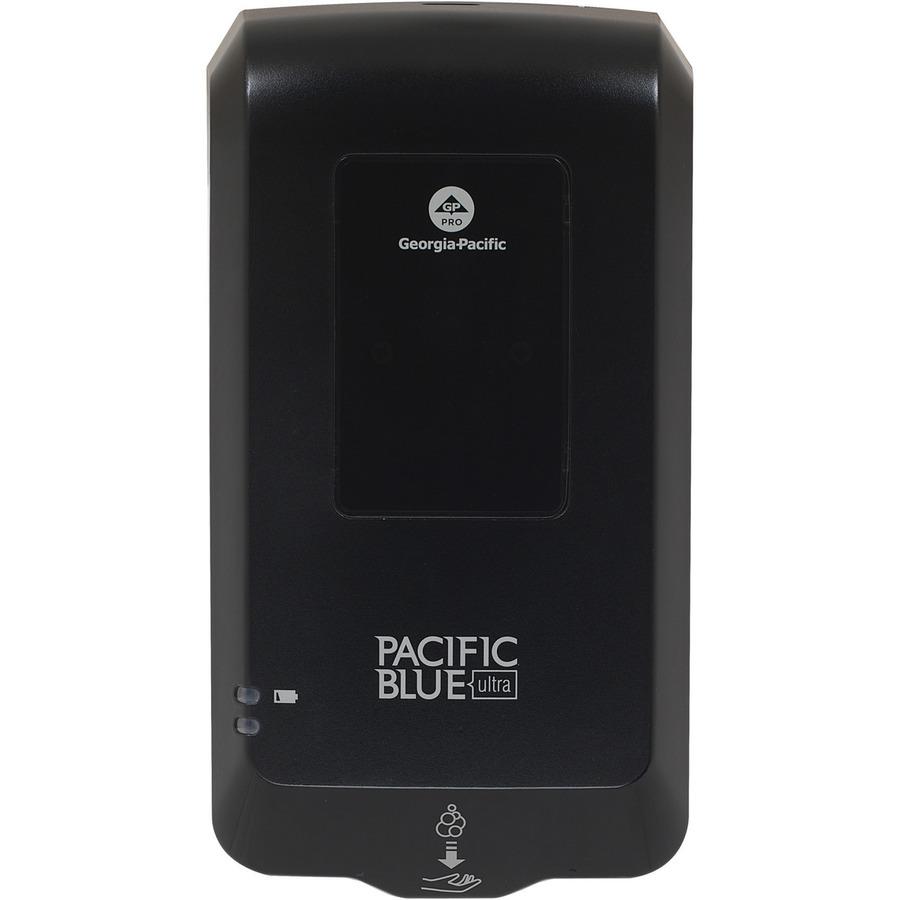 Pacific Blue Ultra Automated Touchless Soap & Sanitizer Dispenser - Automatic - Touch-free, Durable, Hygienic, Site Window - Black - 1 / Carton. Picture 4