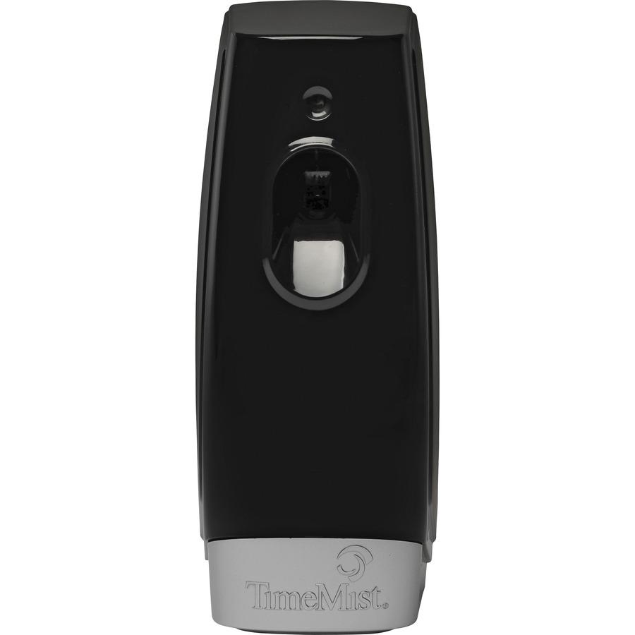 TimeMist Settings Air Freshener Dispenser - 0.13 Hour, 0.25 Hour, 0.50 Hour - 30 Day Refill Life - 2 x AA Battery - 1 Each - Black. Picture 2
