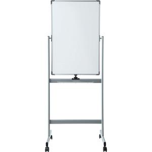 Lorell Double-sided Magnetic Whiteboard Easel - 24" (2 ft) Width x 36" (3 ft) Height - White Surface - Square - Vertical - Floor Standing - Magnetic - 1 Each. Picture 7