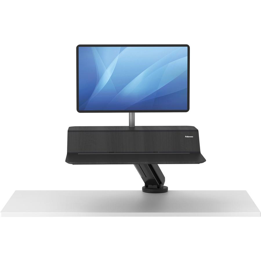 Fellowes Lotus&trade; RT Sit-Stand Workstation Black Single - 1 Display(s) Supported - 1 Each. Picture 10