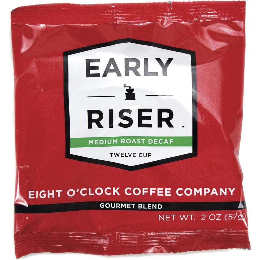 Coffee Pro Early Riser Decaf Coffee - Medium - 2 oz - 48 / Carton. Picture 3