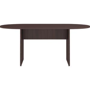 Lorell Essentials Oval Conference Table - 72" x 36" x 1.3" x 29.5". Picture 2