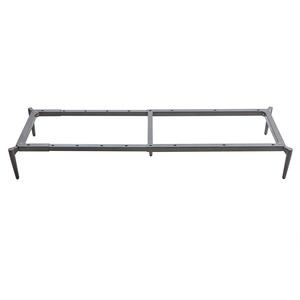 Lorell Contemporary ReceptionCollection Adjustable Metal Base - 47.9" x 22.9"9.8" - Material: Metal - Finish: Gray. Picture 6
