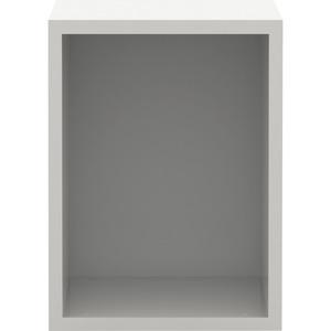 Lorell White Single Cubby Storage Base Adder Unit - 11.8" Width x 17.8" Depth x 15.8" Height - White. Picture 2