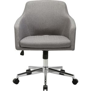 Lorell Mid-century Modern Low-back Task Chair - 24.6" x 24.6" x 34.9". Picture 11